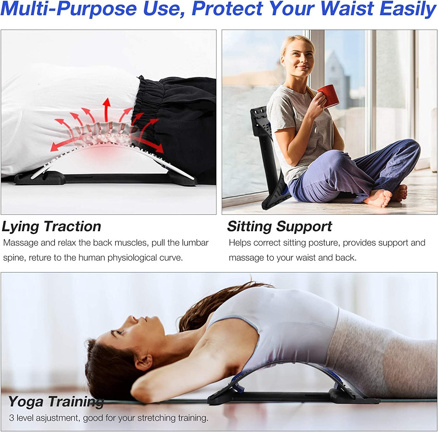 Back Support Relaxation Spine Pain Relieve Equipment – Galaxy Collection